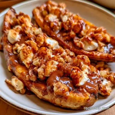 Campfire Banana Splits in 15 Minutes Recipe Card