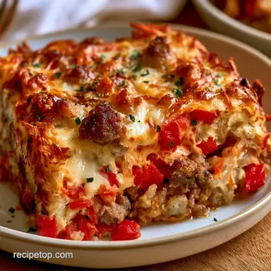 Campfire Breakfast Casserole for 8