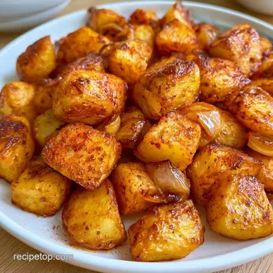 Crispy Campfire Breakfast Potatoes Recipe Card