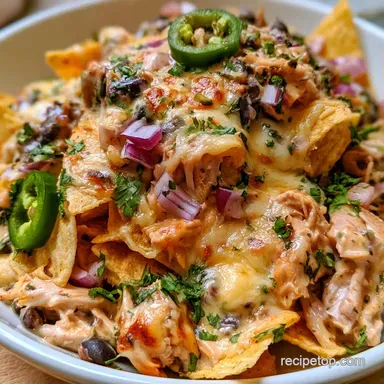 Chicken Nachos in 20 Minutes Recipe Card