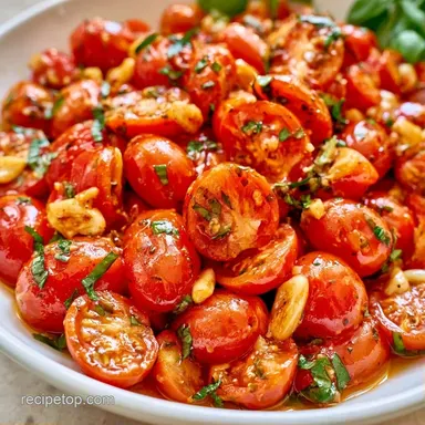Cherry Tomato Sauce in 25 Minutes Recipe Card