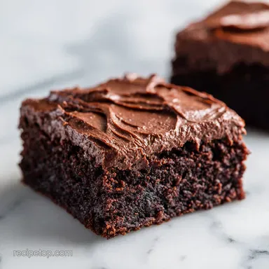Chewy Fudgy Brownies with Frosting in 55 Min