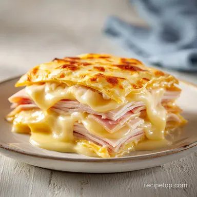 Chicken Cordon Bleu Casserole: Creamy
