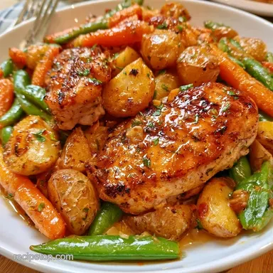 Chicken Foil Packets in 45 Minutes Recipe Card