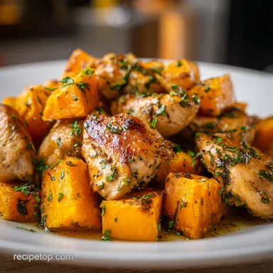 Chicken Sweet Potatoes: Tender and Slow-Cooked for 6 Servings Recipe Card