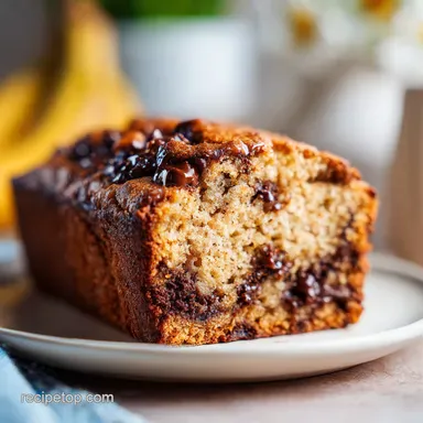 Chocolate Chip Banana Bread: Moist