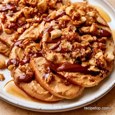 Chocolate Peanut Butter Apple Bites: 12