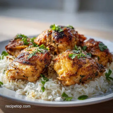 Coconut Chicken Rice: One-Pot Creamy Recipe Card