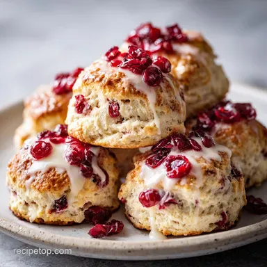 Cranberry Orange Sour Cream Scones Recipe for 8