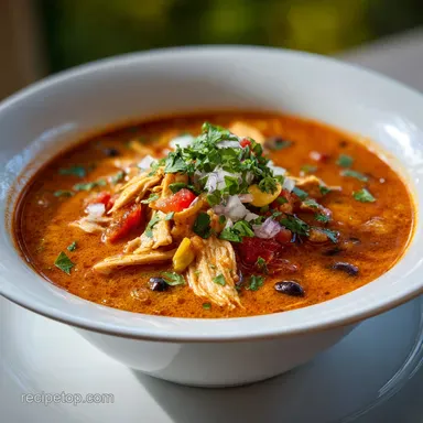 Chicken Taco Soup Recipe: Creamy One-Pot Meal in 40 Minutes Recipe Card