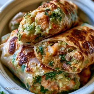 Crispy Rice Paper Rolls in 30 Minutes Recipe Card