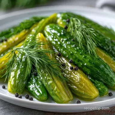 Kosher Dill Spears in 25 Minutes Recipe Card