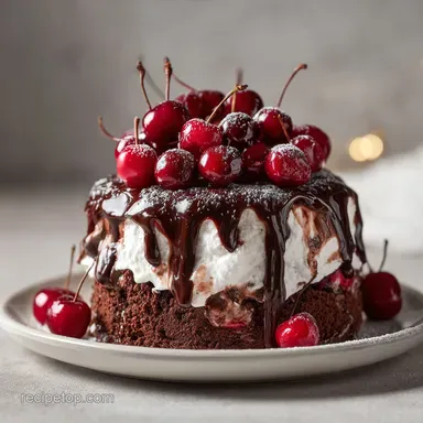 Dark Magic Black Forest Cake Recipe: Moist Chocolate Cherry Cake