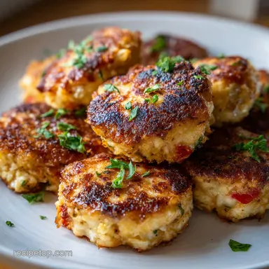 Delish Crab Cakes: Golden Crispy Recipe for 6 Servings