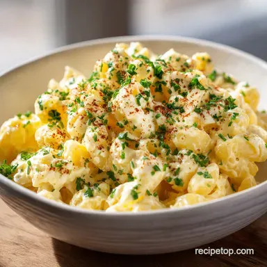 Deviled Egg Macaroni Salad Recipe in 25 Min