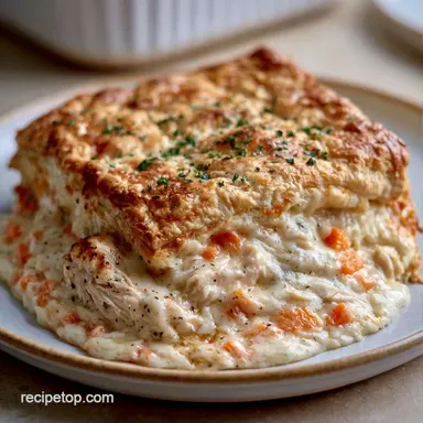 Dutch Oven Chicken Pot Pie in 45 Minutes Recipe Card
