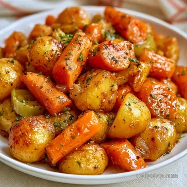 Dutch Oven Vegetable Stew with Potatoes Recipe Card