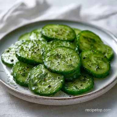 Easy Cucumber Pickle Recipe with Dill Recipe Card