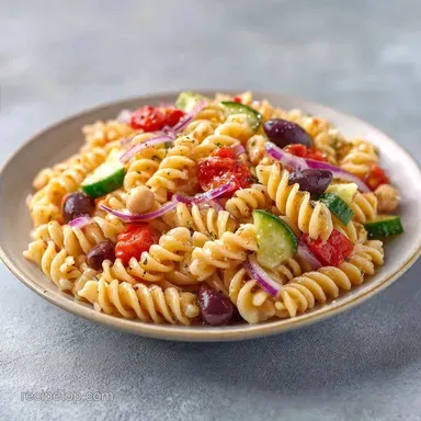 Easy Greek Pasta Salad in 25 Minutes