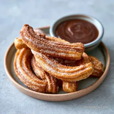 Easy Homemade Churros Recipe in 35 Min Recipe Card