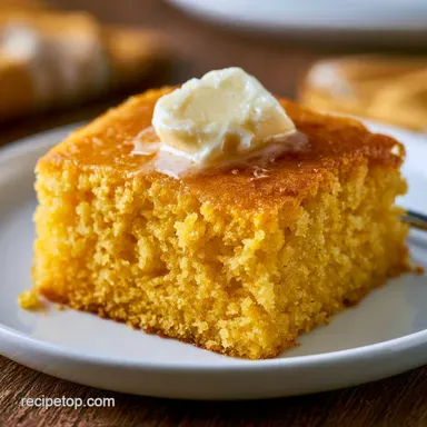 Easy Moist Honey Cornbread: 35 Mins