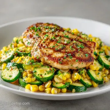 Summer Casserole in 50 Minutes Recipe Card