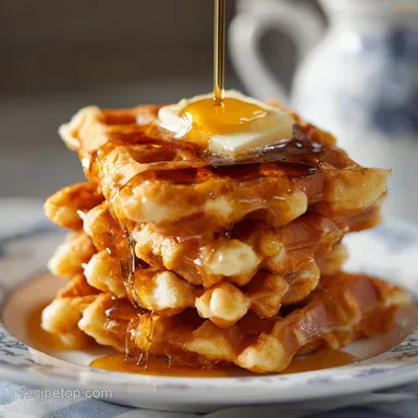 Easy Waffles in 15 Minutes Recipe Card