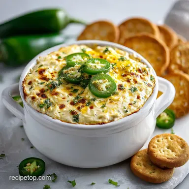 The Cheese Dip that will make you famous with Jalape&ntilde;os: Creamy Baked