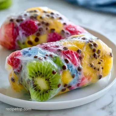 Fruit Spring Rolls in 15 Minutes Recipe Card