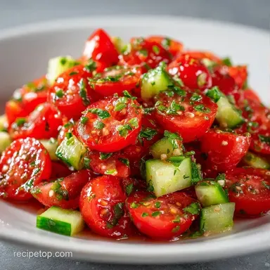 Fresh Herb Summer Salad in 20 Minutes Recipe Card