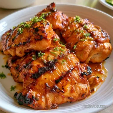 Garlic Lime Chicken in 40 Minutes Recipe Card