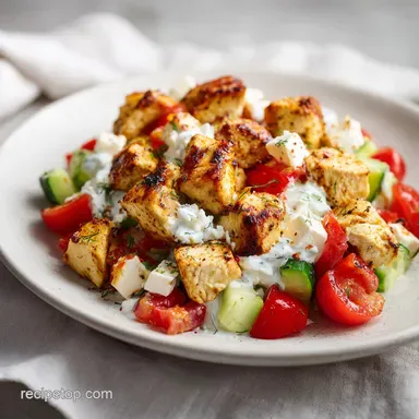 Greek Chicken Bowls: Meal Prep Recipe Card