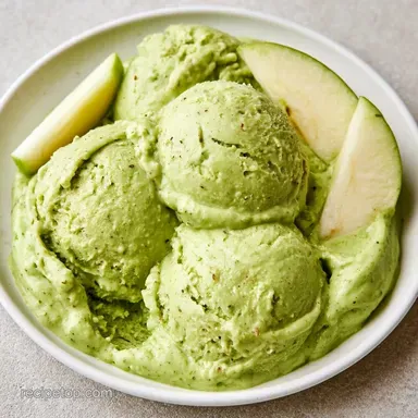 Green Apple Ice Cream for 6 Servings
