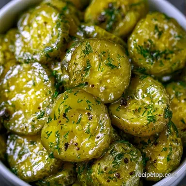 Hamburger Pickle Chips for 14 Servings Recipe Card