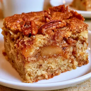 Healthy Apple Breakfast Bars: Meal Prep Recipe Card