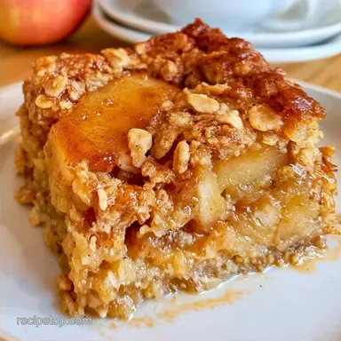 Healthy Apple Breakfast Bars: Meal Prep