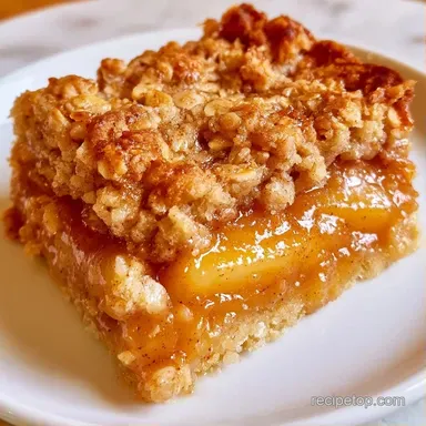 Apple Crumble Bars with Almond Flour Recipe Card