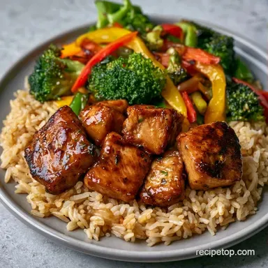 Hibachi Chicken in 35 Minutes Recipe Card