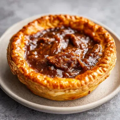 Steak Pie for 8 Servings: Slow-Cooked