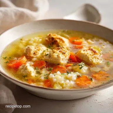 Chicken and Rice Soup in 45 Minutes