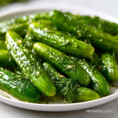 Dill Pickles: Crispy and Sharp Recipe Card