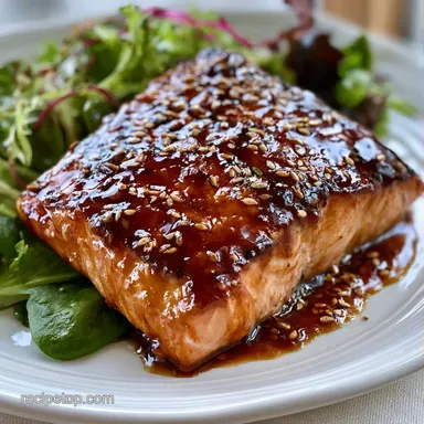 Hibachi Salmon for 4 Servings Recipe Card