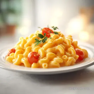 Homemade Mac and Cheese with Heavy Cream for 6 Servings