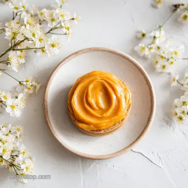 Peach Butter Recipe: Caramelized Homemade Spread for 64 Servings Recipe Card