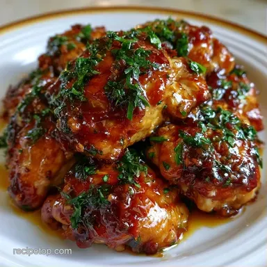 Honey Garlic Chicken Thighs in 30 Min Recipe Card