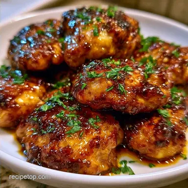 Honey Garlic Chicken Thighs in 30 Min