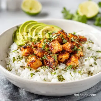 Honey Lime Chicken Bowl in 17 Minutes: Pan-Seared and Caramelized