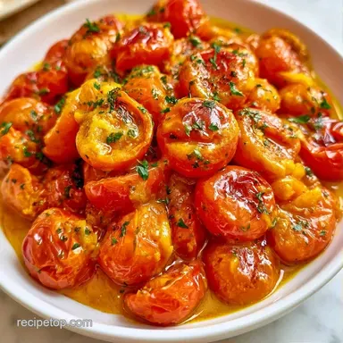 Cherry Tomatoes Recipe Indian with Ghee Recipe Card