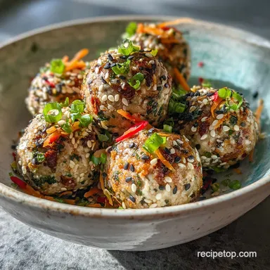 Korean BBQ Meatballs Delicious Recipe in 35 Minutes