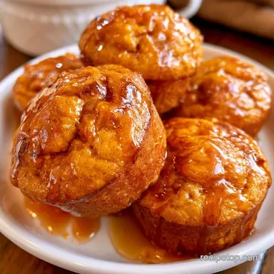 Maple Glazed Pumpkin Muffins in 35 Min